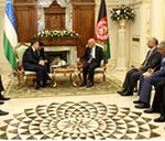 رئیس جمهور ازبکستان در دیدار با رئیس جمهور غنی: کمیته مشترک اقتصادی ایجاد گردد